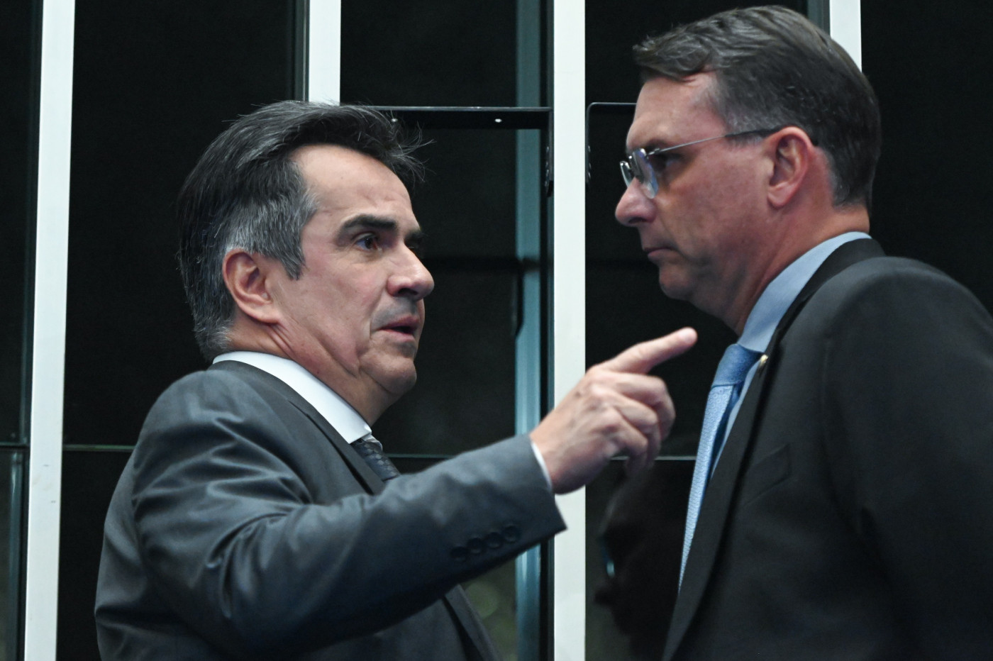 Ciro Nogueira e Flávio Bolsonaro