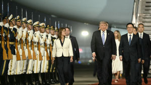 Trump chega na China
