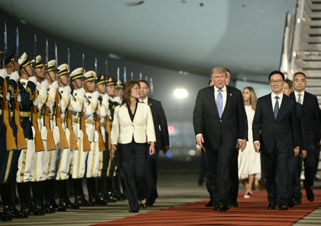 Trump chega na China