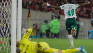 Com um a mais, Palmeiras domina Flamengo e abre vantagem na ponta do Brasileirão