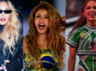 Cantoras Madonna, Shakira e Anitta