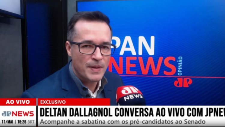 Deltan Dallagnol em entrevista à Jovem Pan