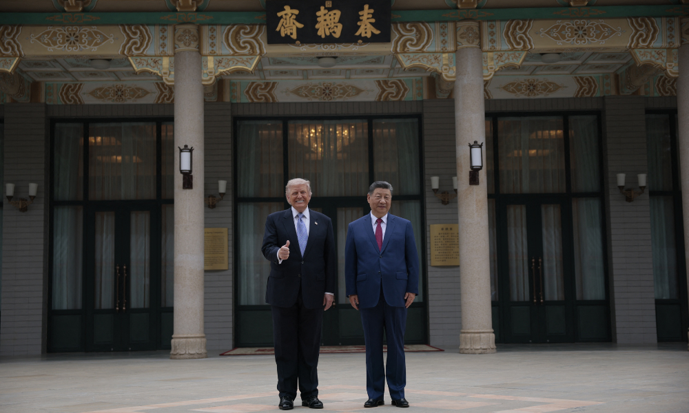 Presidente dos EUA, Donald Trump, e o líder chinês, Xi Jinping