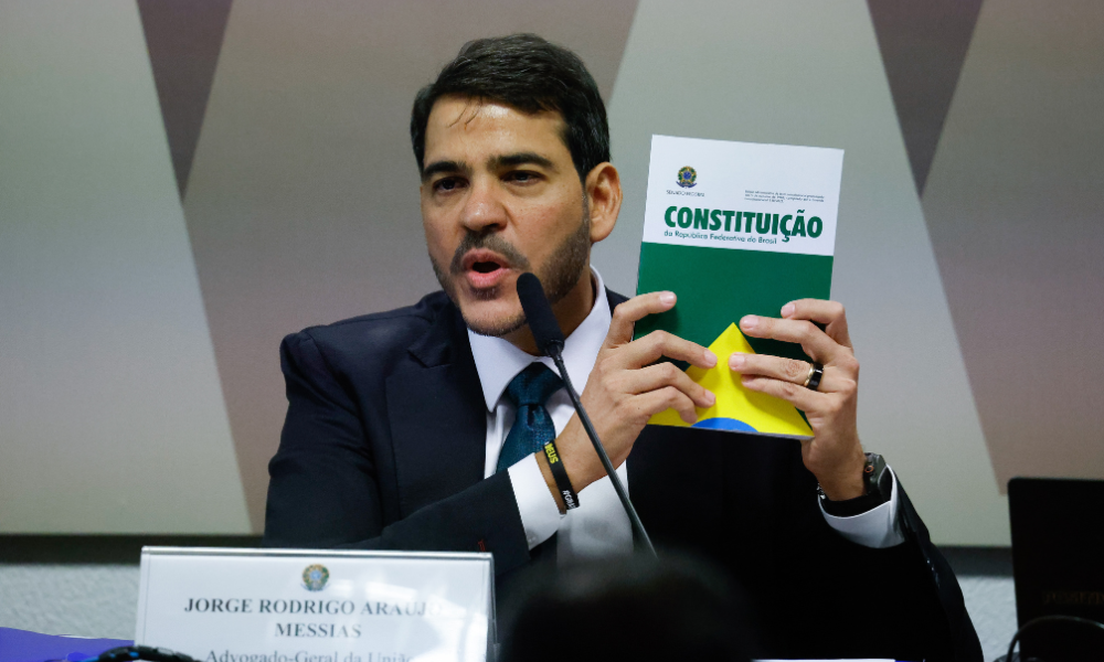 Advogado-geral da União, Jorge Messias, teve nome rejeitado pelo Senado para ocupar uma vaga no Supremo Tribunal Federal (STF)