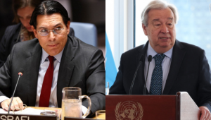 Israel suspende relações com o secretário-geral da ONU