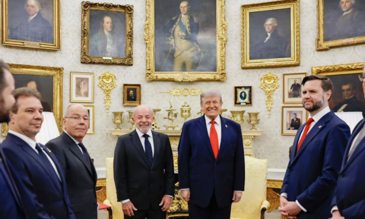 Presidente Lula e o presidente dos EUA, Donald Trump