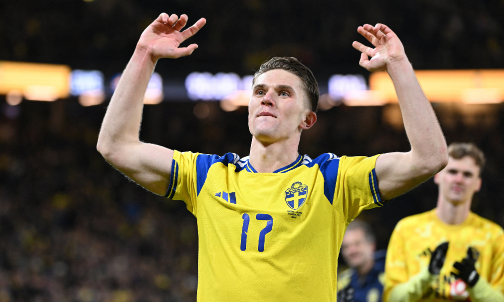 Viktor Gyokeres foi convocado pela Suécia para a Copa do Mundo 2026