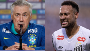 Ancelotti comenta situação de Neymar antes de convocação: ‘Depende apenas dele’