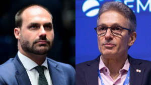 Eduardo acusa Zema de receber doação de pai de Vorcaro, preso em operação da PF