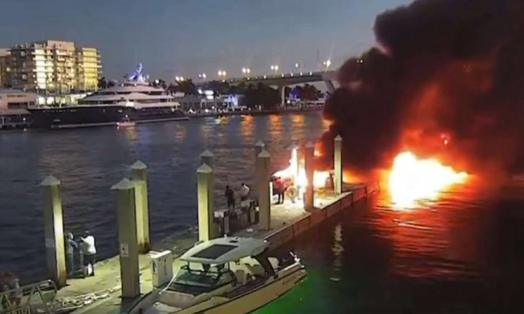Pelo menos 11 ficam feridos após uma explosão em um barco na Flórida