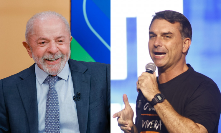 Lula lidera no 1º turno e empata tecnicamente com Flávio no 2º