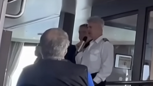 Vídeo mostra capitão anunciando primeira morte suspeita de hantavírus em cruzeiro; veja