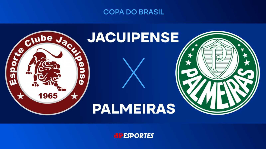 Jacuipense x Palmeiras: assista ao vivo à transmissão da Jovem Pan