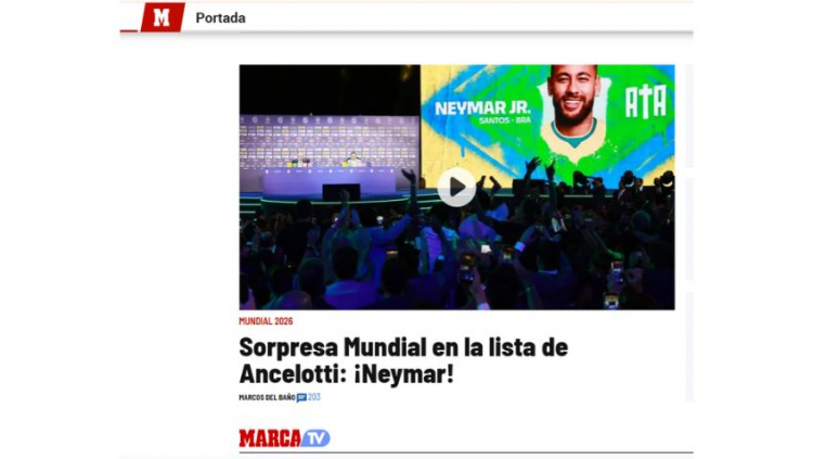 Jornal Marca da Espanha