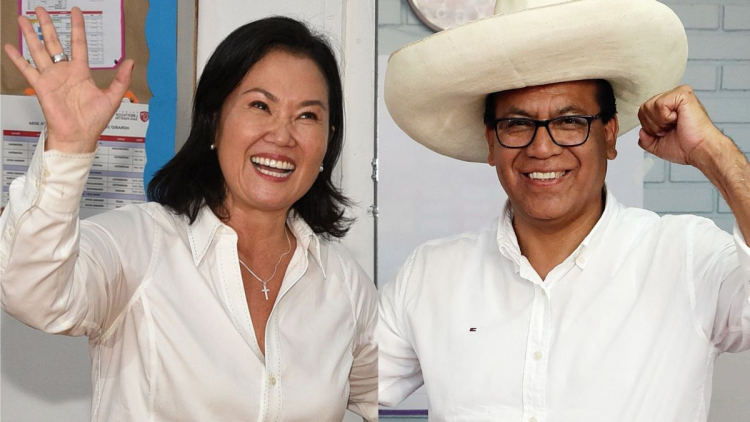 Keiko Fujimori e Roberto Sánchez