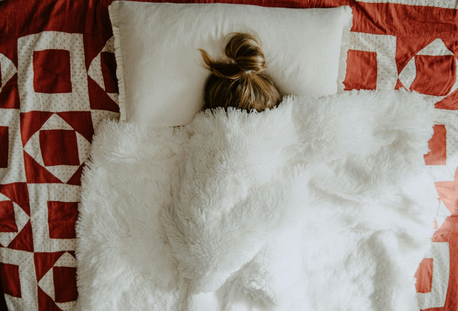 Cama gelada no inverno