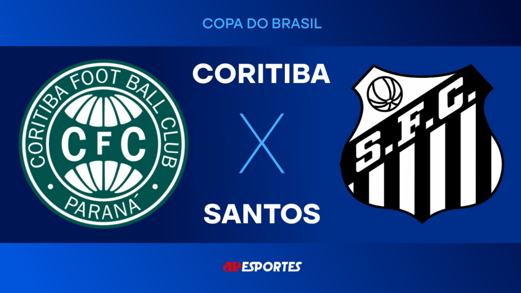 Coritiba x Santos: assista ao vivo à transmissão da Jovem Pan
