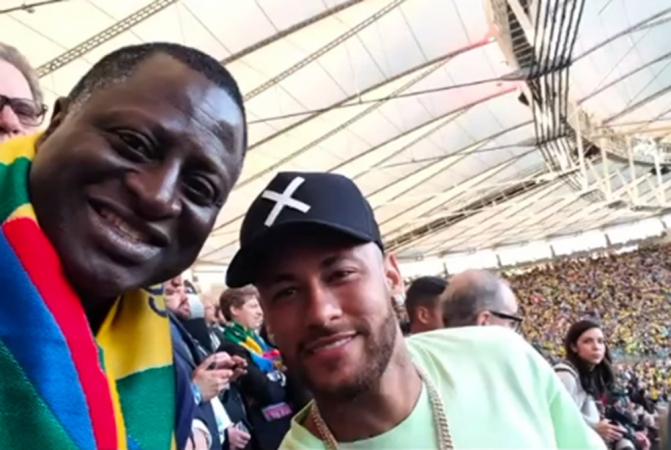 Hélio Lopes e Neymar Jr,