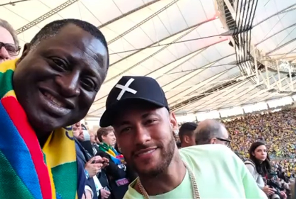 Hélio Lopes e Neymar Jr,