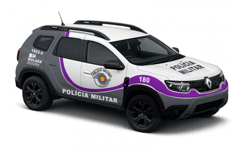 As viaturas, na cor lil&aacute;s para identifica&ccedil;&atilde;o, ser&atilde;o exclusivas para policiamento preventivo e ostensivo, com atua&ccedil;&atilde;o baseada nos indicadores de viol&ecirc;ncia dom&eacute;stica e demandas regionais.