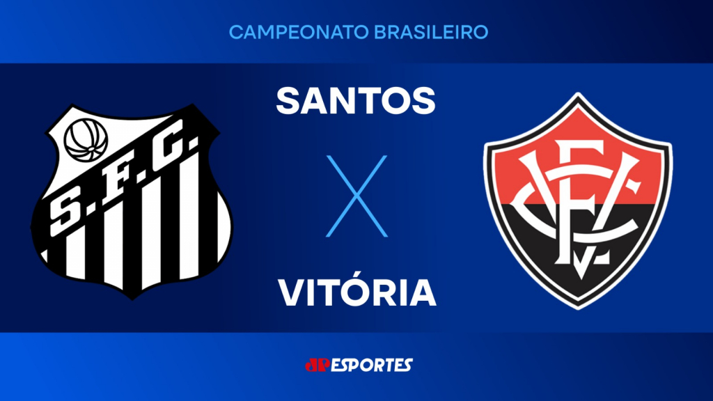 Santos x Vitória: assista ao vivo à transmissão da Jovem Pan
