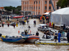 Trabalho de apoio as vitimas das enchentes causadas pelas chuvas no Rio Grande do Sul